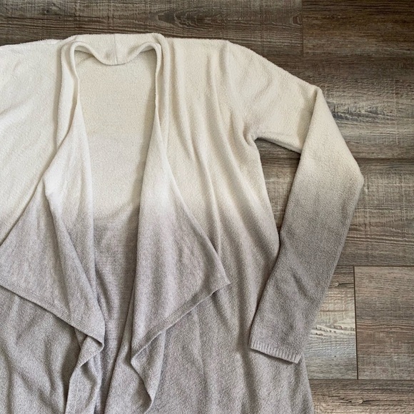 Barefoot Dreams Womens Small Medium Bamboo Chic Calypso Ombre Knit Cardigan Wrap - Picture 2 of 10